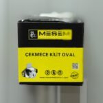 Meşem Oval Çekmece Kilidi Mobilya Kilidi Anahtarlı